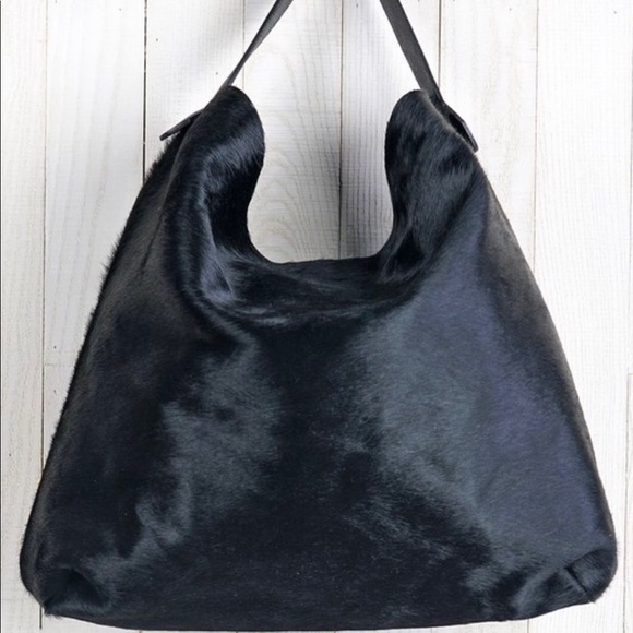 Love Stitch Cowhide Slouchy Tote - Picture 3 of 4